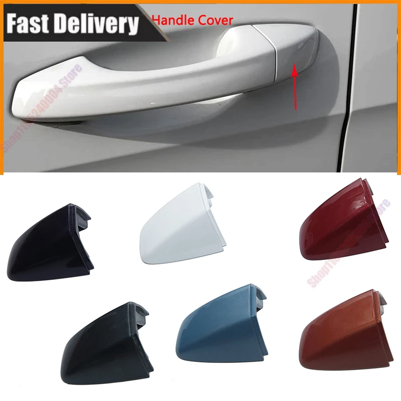 For 19-24 Volkswagen Golf 7 Atlas Teramont CC 19-25 Audi Q3 Left Front Outer Handle Cover Mk7 Front Left Door Handle Cover
