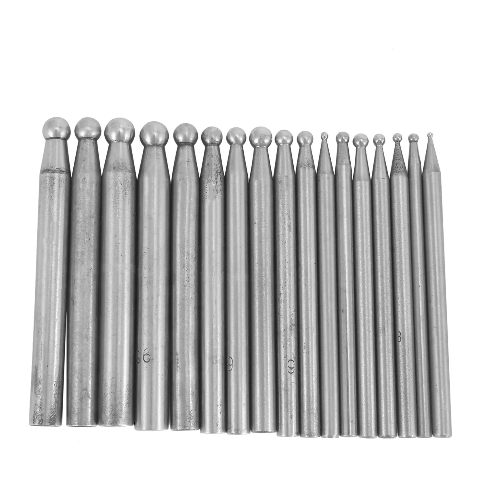 A75K Jewellers Tool Jewelry Dapping Block Set with 17Pcs Jewelry Tool Kit Dapping Punches with Plastic Stand