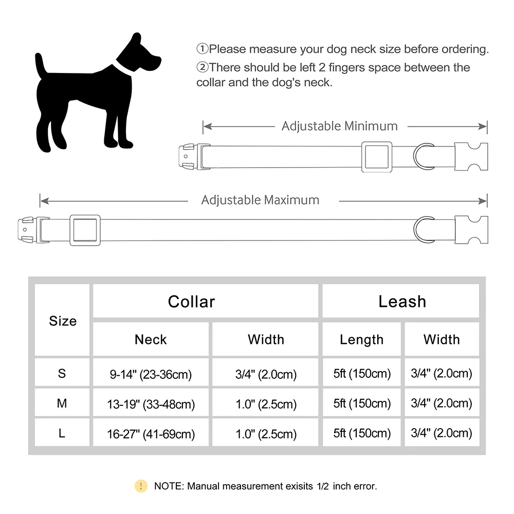 Custom Dog Collar Leash Set PU Leather Dog Collars Engraved Pet ID Necklace With Lead Rope Durable For Small Medium Large Dogs_voghion.com