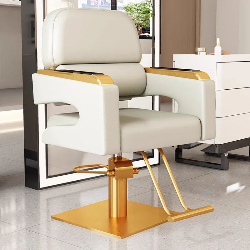 Hair Salon Exclusive Barber Chair Minimalistcomfortable Salon Chair Footrest Beauty Silla De Corte De Pelo Salon Furniture
