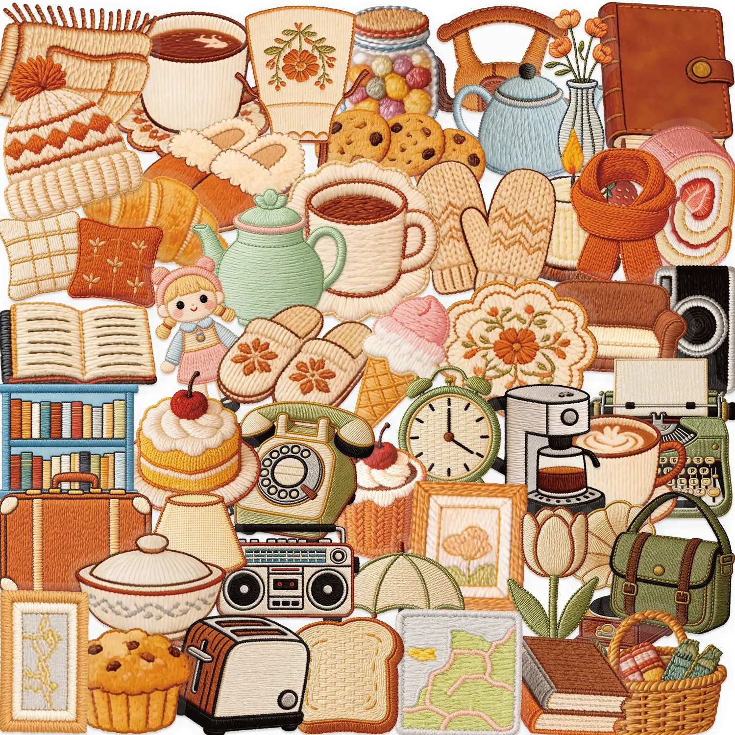 

50/100 шт. мультяшных наклеек для декора: теплые, прозрачные, водонепроницаемые, из ПЭТ, для мобильных устройств, ноутбуков, багажа, DIY