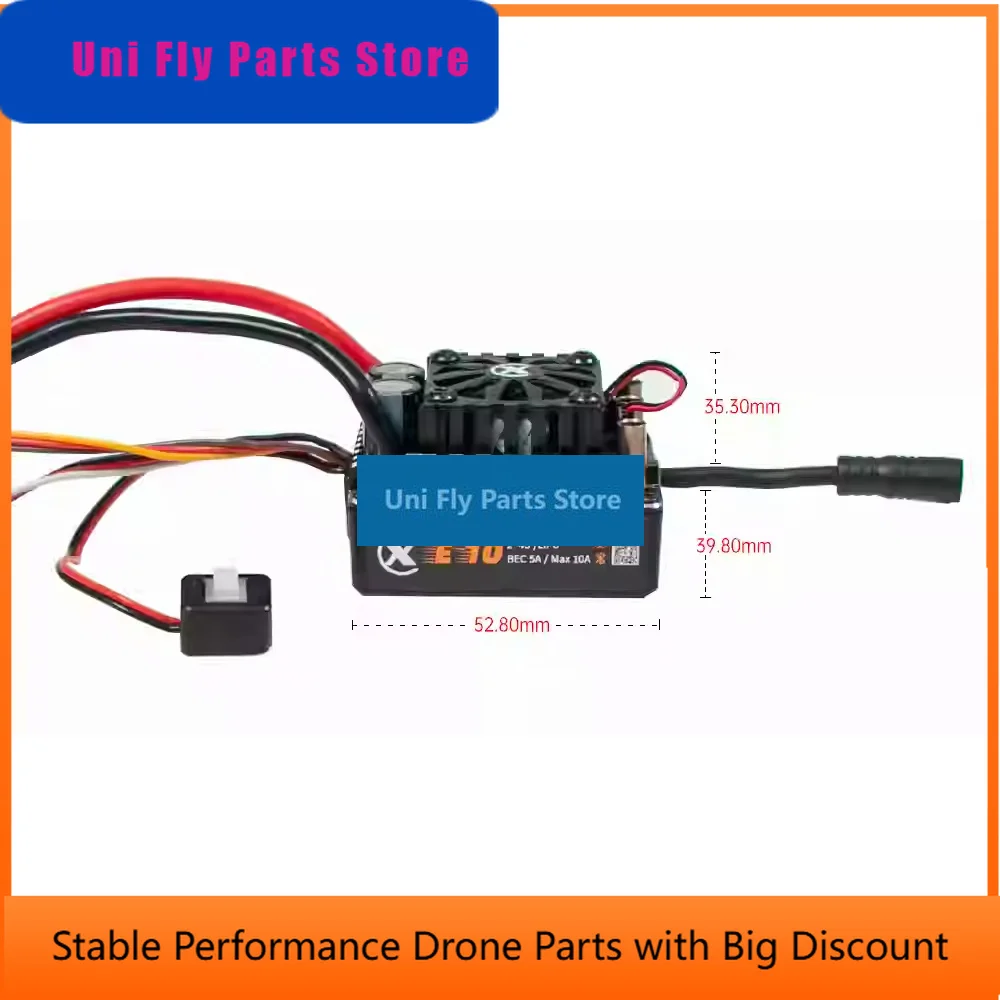 UniFlyXC E10 140A 2-4S Lipo Sensored Brushless ESC For 1/10 RC Model Car Buggy Truck Accessories