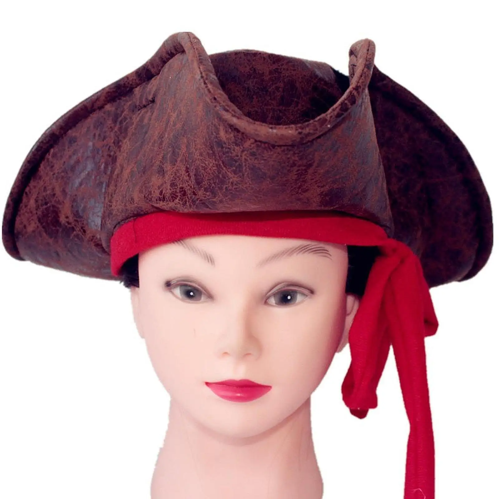 Decorazione regalo per copricapo con cappello da pirata di Halloween, cosplay per feste in maschera