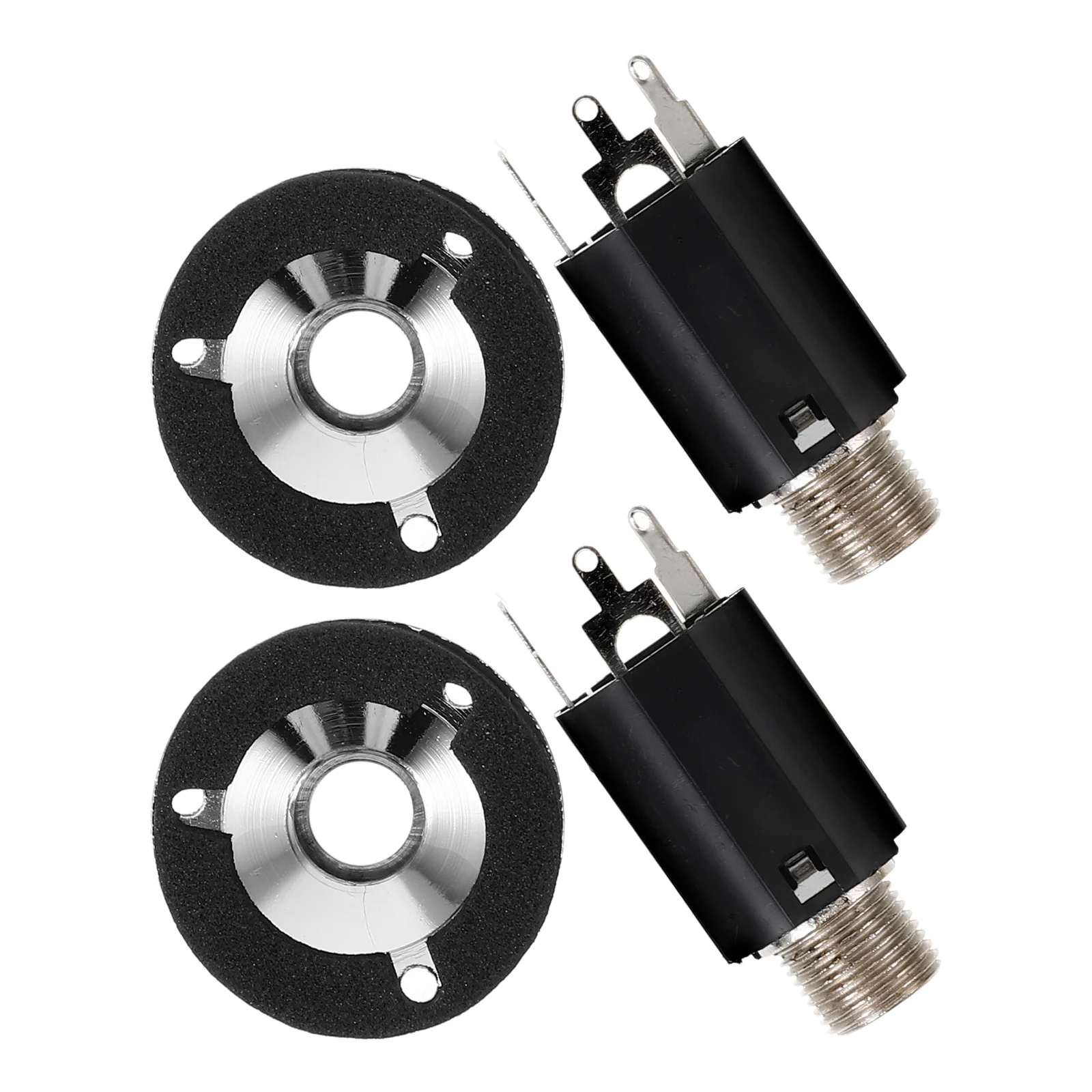 

2 Sets Replacement Guitar Socket Accessories Endpin Plug for Trailer Electric Jack