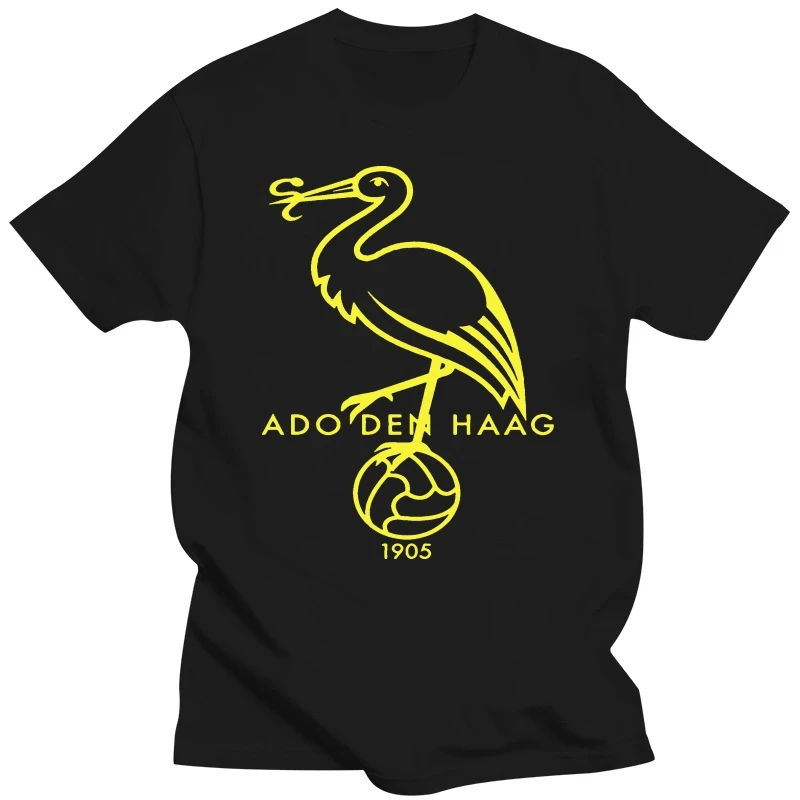 ADO Den Haag club fans Tees T-Shirt Uomo FREDDO Logo classico della Moda De Residentie club Campionato Olanda Olanda Kyocera