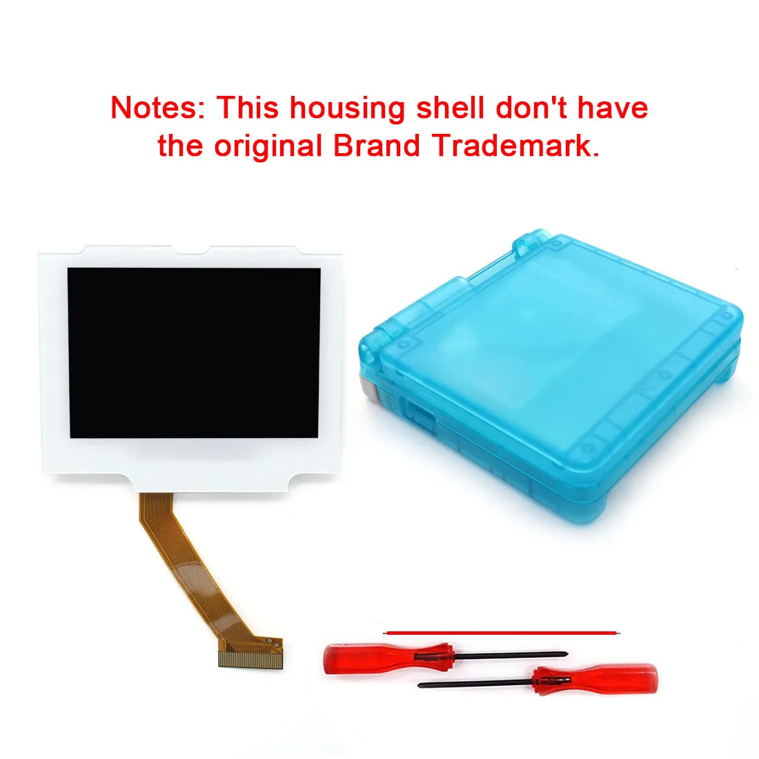 Hispeedido Pre-Laminated IPS V5 LCD-Kits für GBA SP, hochheller Bildschirm, kein Zuschnitt erforderlich, für Gameboy Advance SP.