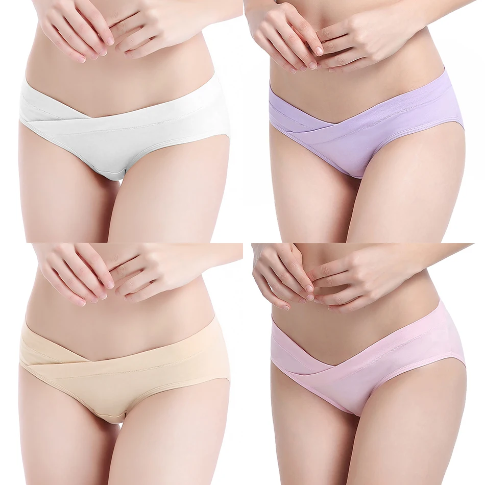 Soft Breathable and Stylish Maternity Underwear Low Waist Cotton Panties Designed for Pregnant Women Comfort Maternity Clothings