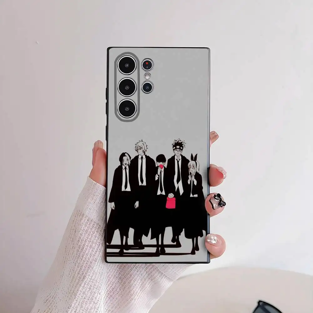 M-MASHLE Anime Phone Case Skin-Friendly Soft TPU Case Compatible With Samsung S21/S22/S23/S24/S25 FE/Plus/Ultra