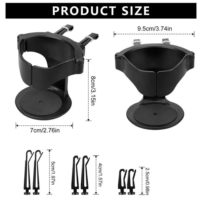 Car Drink Cup Holder Beverage Drink Cup Holder For Auto Large Load Bearing Vehicle Storage Tool For Mini Cars RVs SUVs Sedans