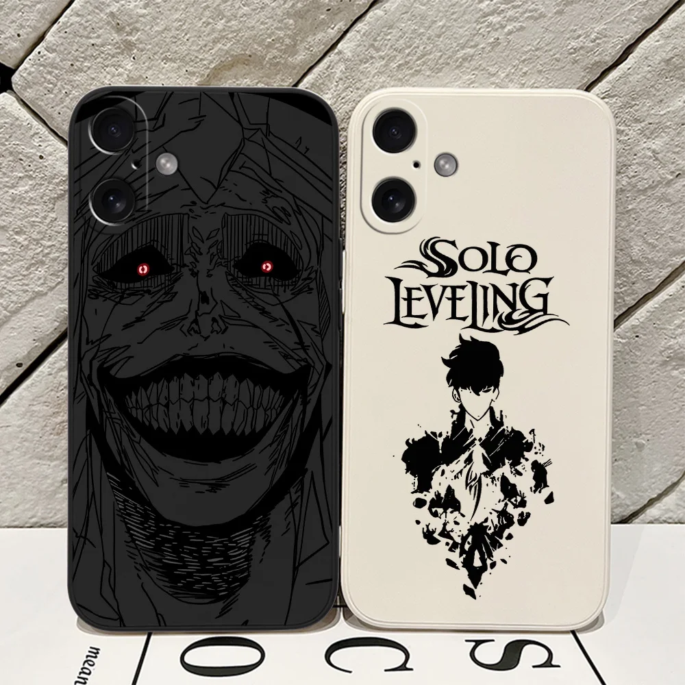 Anime Solo Leveling Shadow King Phone Case For Xiaomi Mi 14T 13 12 12T 11 10T Poco X5 F5 M5 X4 M4 M3 Lite Pro 4G 5G Back Cover
