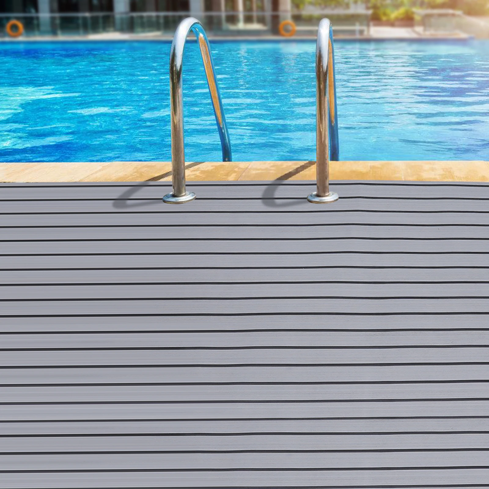 

Boat Flooring Self-Adhesive EVA Foam Teak Wood Imitation Boat Covering for Boats Ship Decks Yacht Floor Swimming Pool Motor Boat
