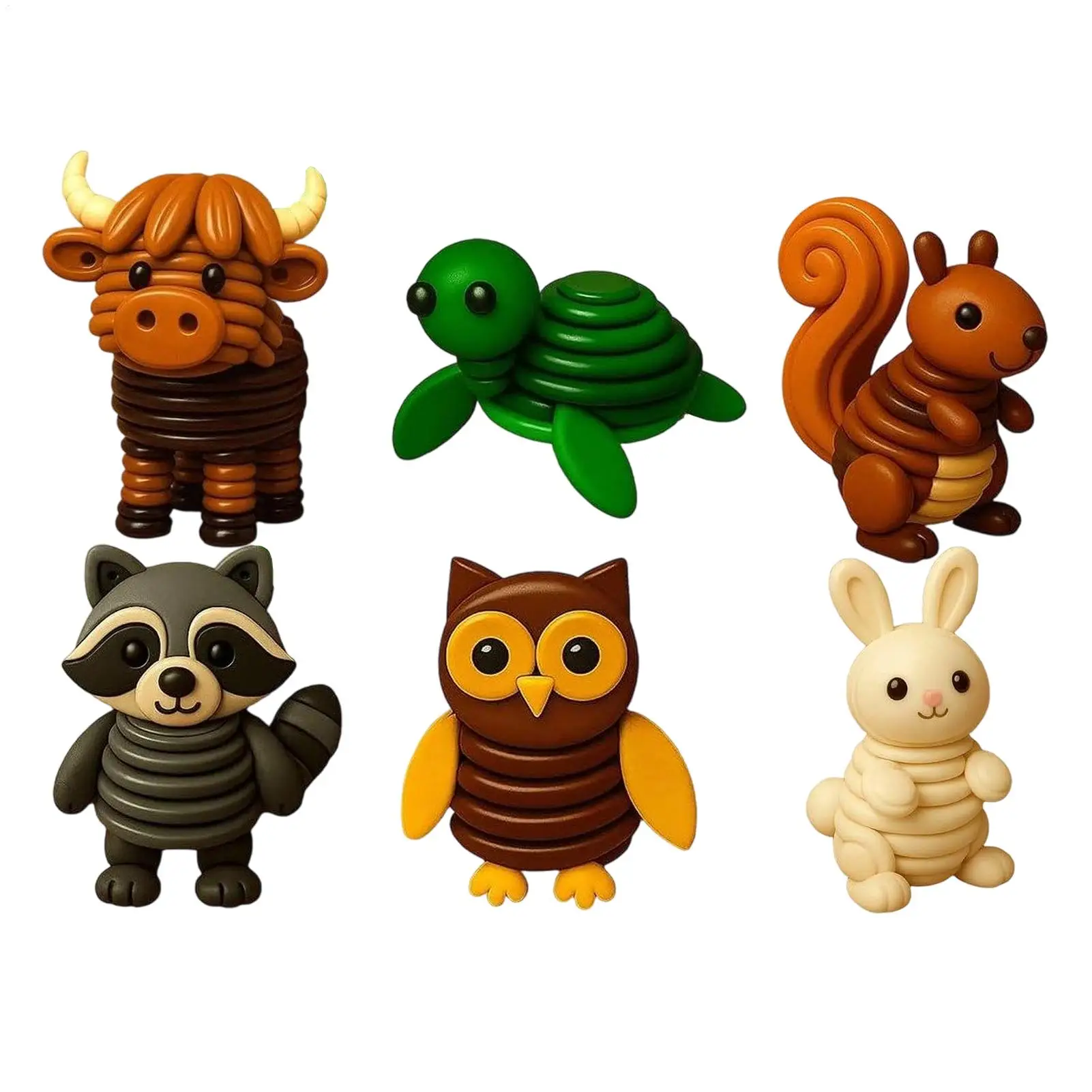 DIY Button Cow Craft Kit Theme Fun Christmas Button Christmas Tree Ornament Kit With Turtle Gnome Garland Christmas Decorations