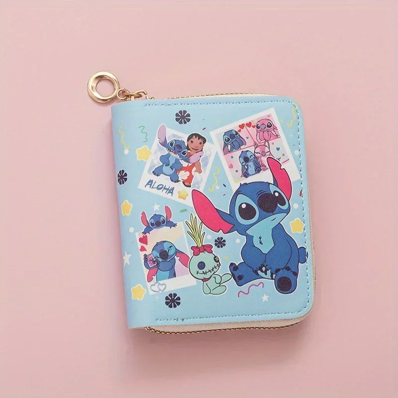 

Stitch Coin Purse Disney Blue Mini Wallet Wholesale Children's Birthday Gift Anime Casual Cute Cartoon Storage Zipper Bag