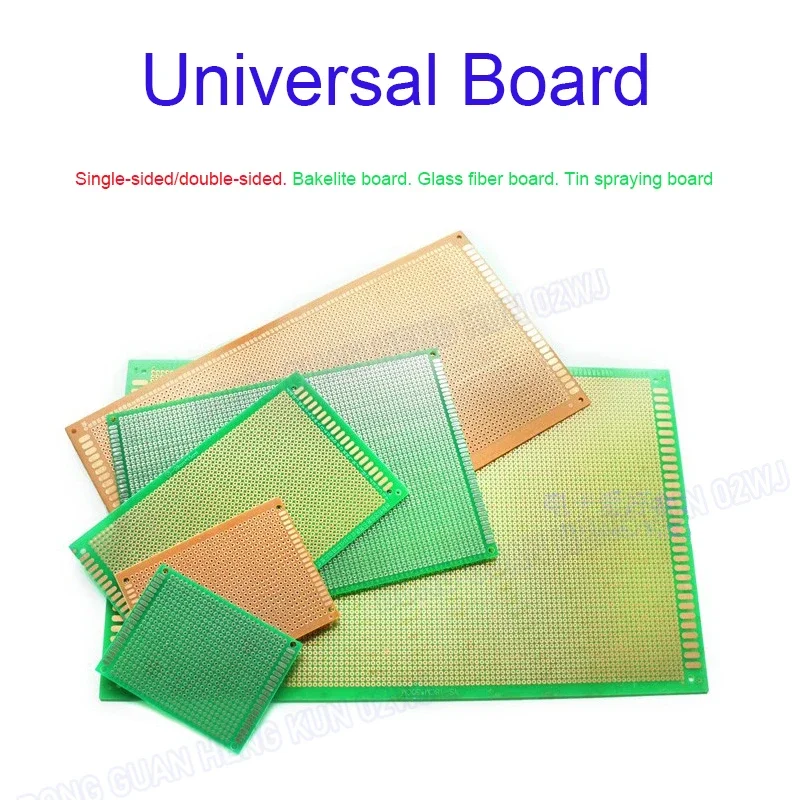 

1/2Pcs Universal Circuit Board Double Sided Prototype DIY Spray Tin CNC Fiberglass Board Printed Circuit Board PCB Board Arduino