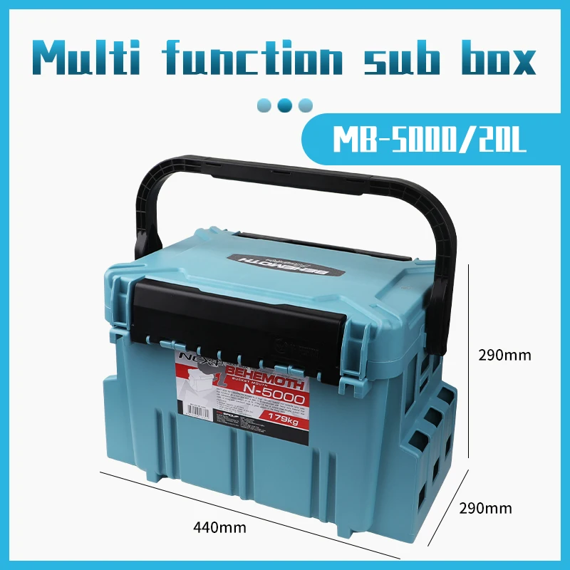 Fishing Tackle Box 20L/28L Multifunction Fishing Storage Tackle Boxes Seat Fishing Tool Box  Large Capacity Portable Place Rod