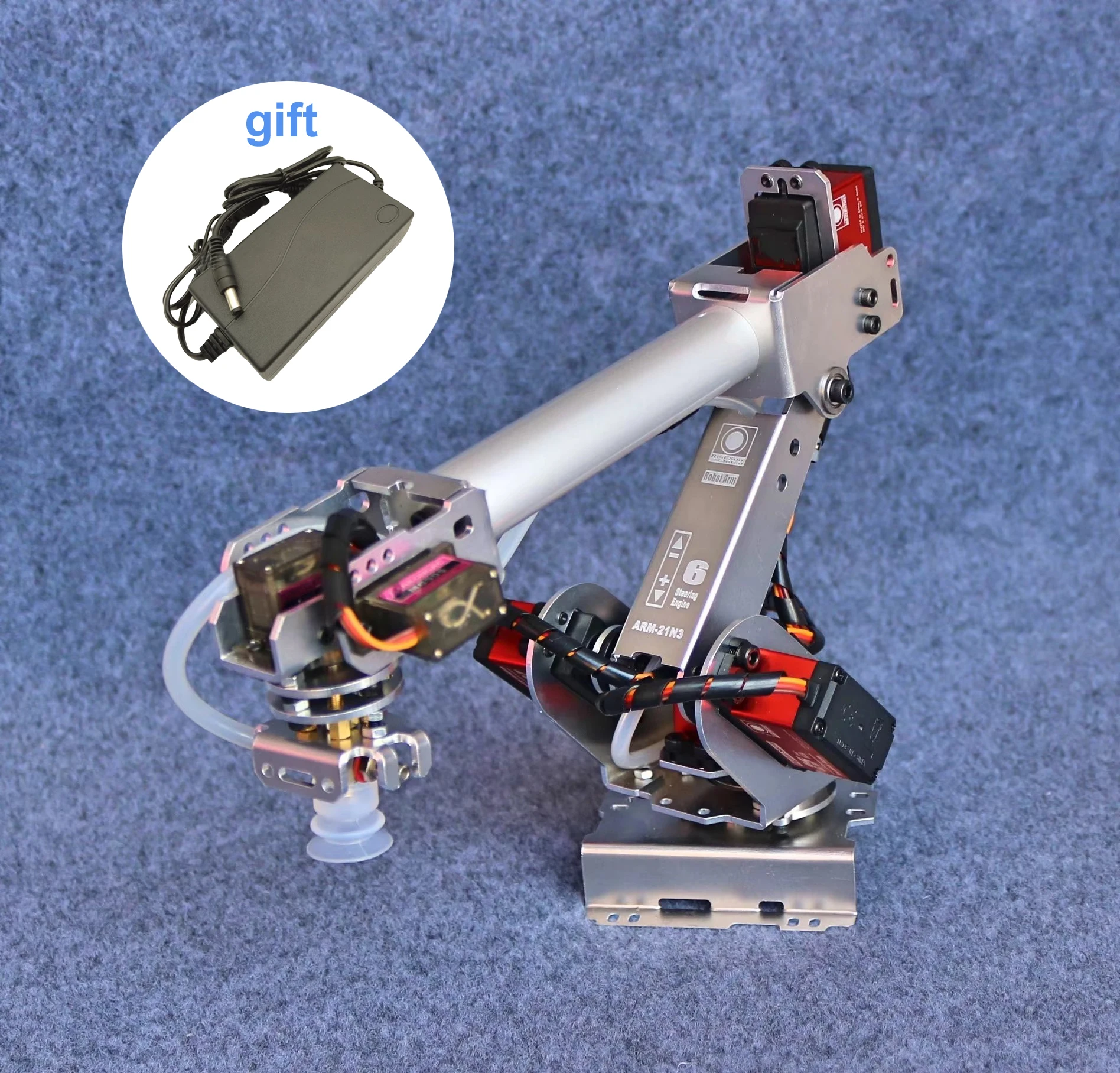 6 Axis Robot Arm With 6pcs Servos For Arduino Robotic Arm Model Multi-Axis Manipulator Robot Model