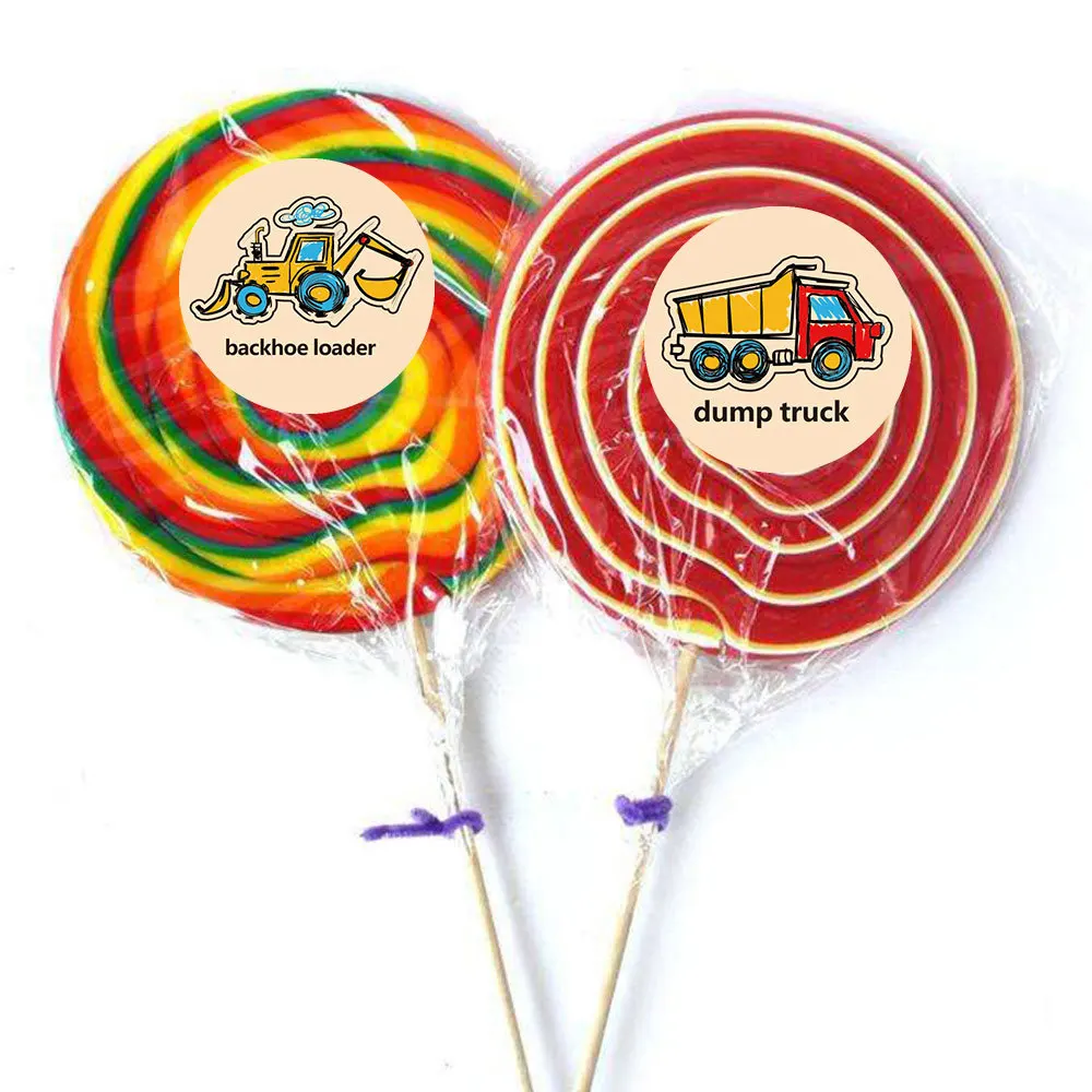 500 Stuks 8 Ontwerpen Kinderen Puzzel Stickers 1Inch Treinbus Sticker Schattige Transportauto 'S Voor Aanmoediging Student Kinderen Labels