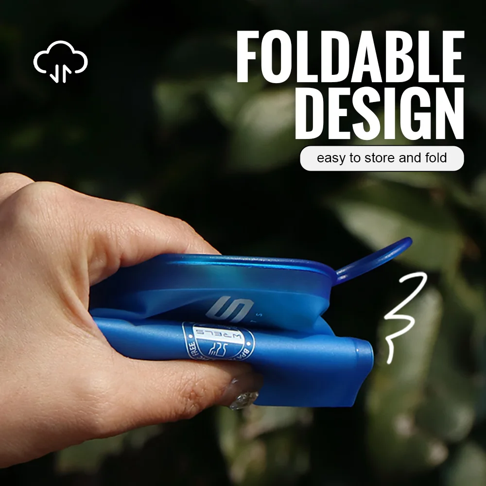 WRELS 200ml Collapsible Cup TPU Running Water Cup Foldable Reusable Protable for Running Climbing Marathon-BPA Free Water Cup