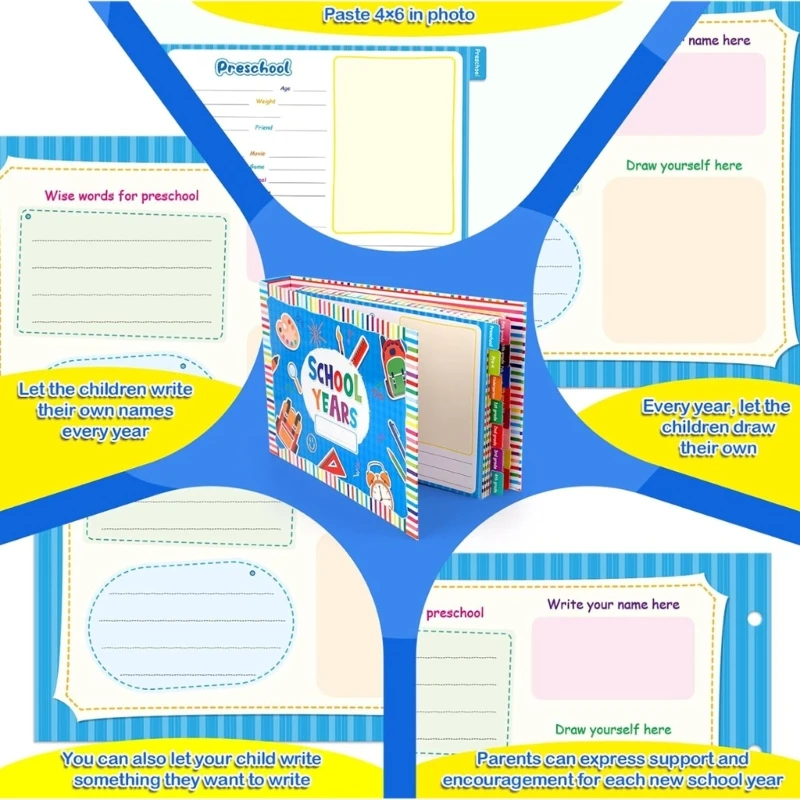  Elegant Scrapbook Memory Book With Multipurpose Design For Storing Photographs