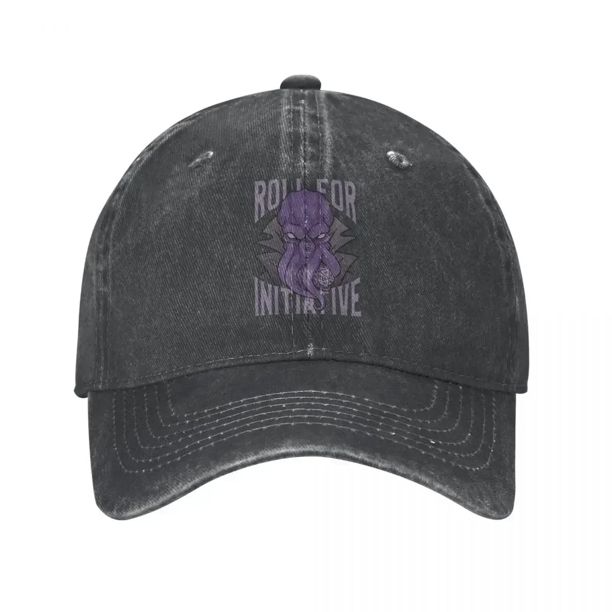 New Vintage Roll For Initiative Baseball Caps Unisex Distressed Denim Washed Snapback Hat DnD Game Outdoor Running Golf Caps Hat