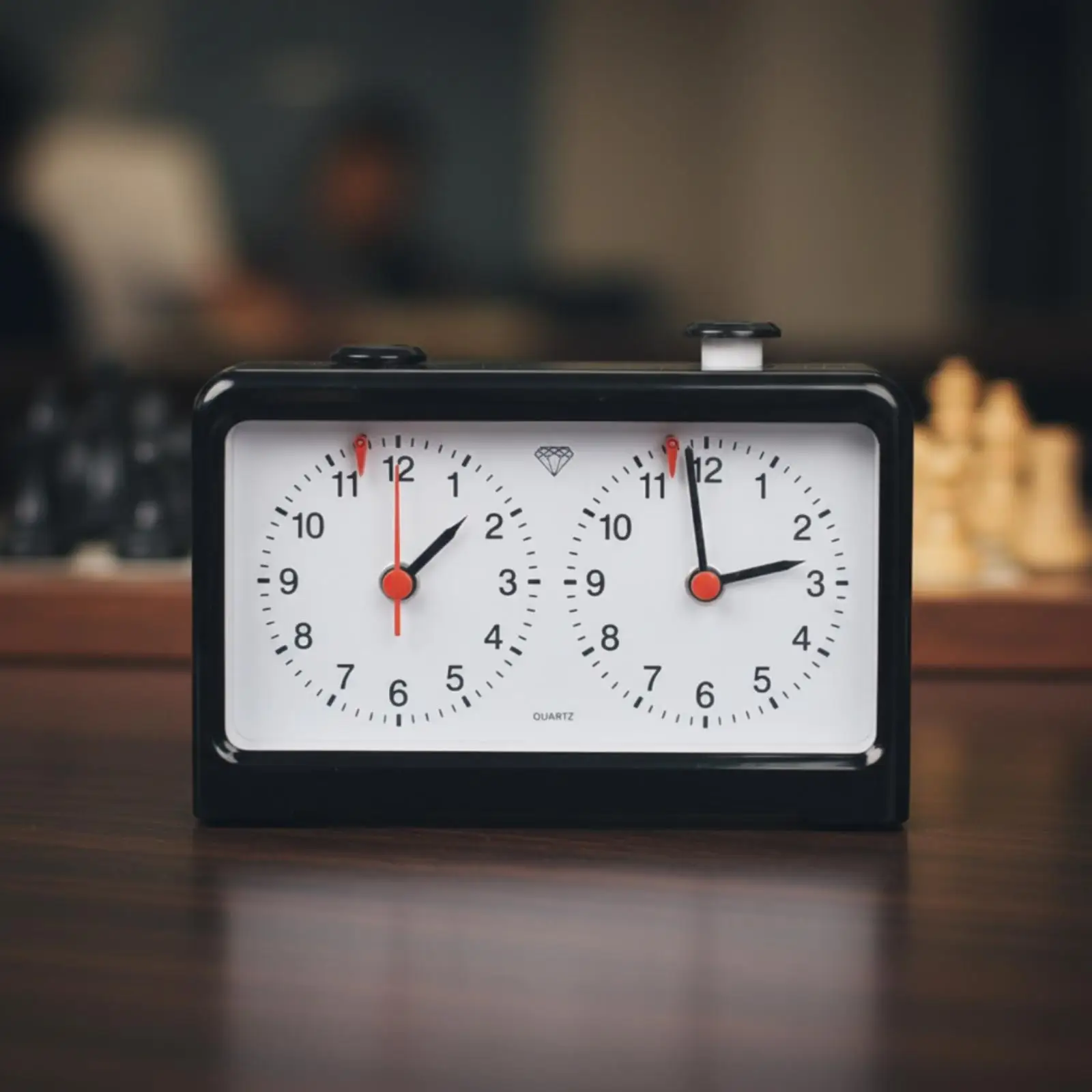 Classic Mechanical Chess Timer for Board Game Enthusiasts with Two Part Timing and Durable Build