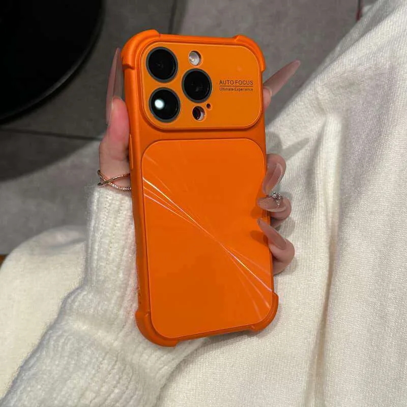 Y2K Laser Aurora Luxus Glänzende Handyhülle für iPhone 17 16 15 14 13 Pro Max 17 Pro mit Vier-Ecken-Airbag und Fallschutz