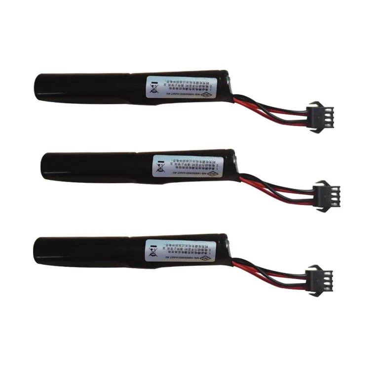 Batería de 7,4 v 800mah para coche de juguete RC, tanques, trenes, Robot, barco, pistola, 800mah, 7,4 v, batería recargable 14500