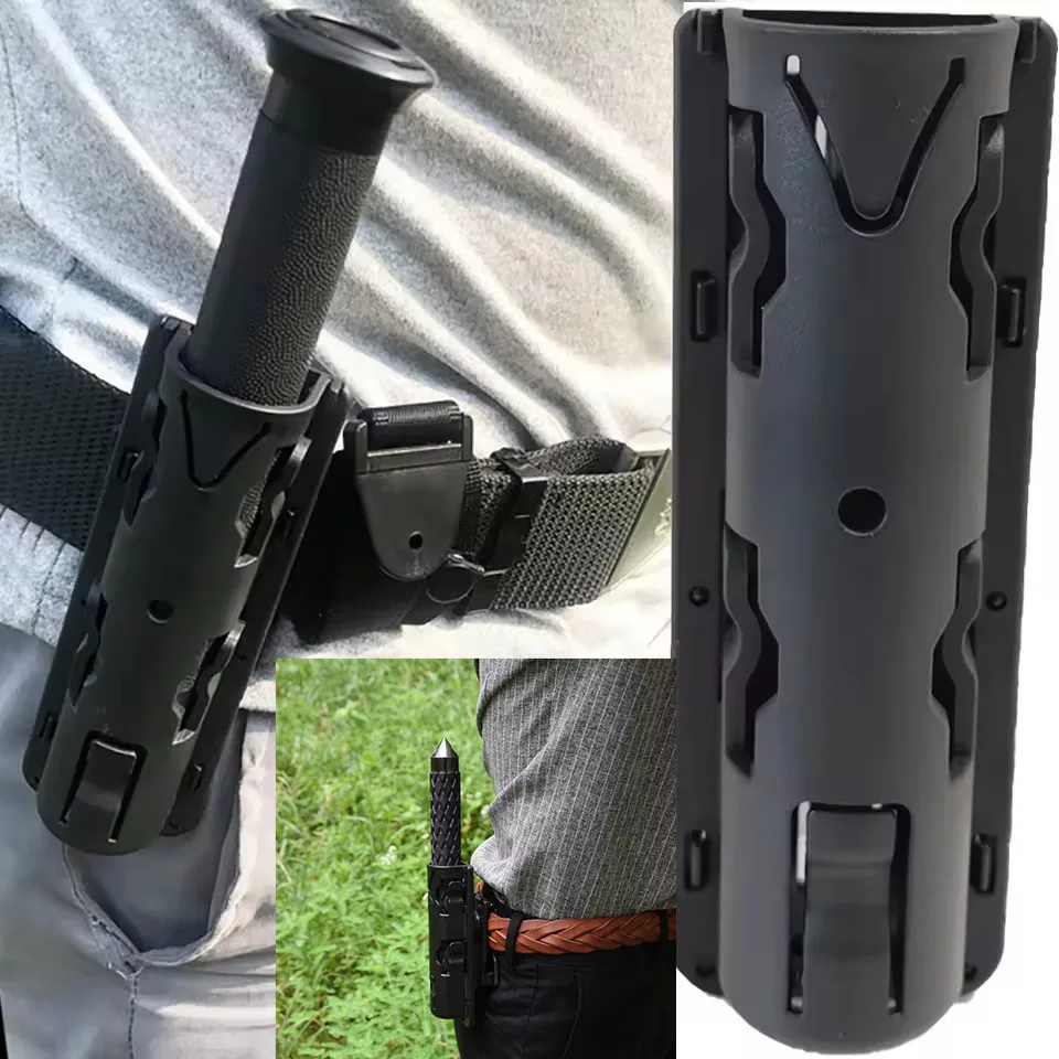 New Tactical Baton Case 360 Degree Rotation Holder Belt Storage Holster Pouch And Telescopic Stick Shell For Outdoor Tool