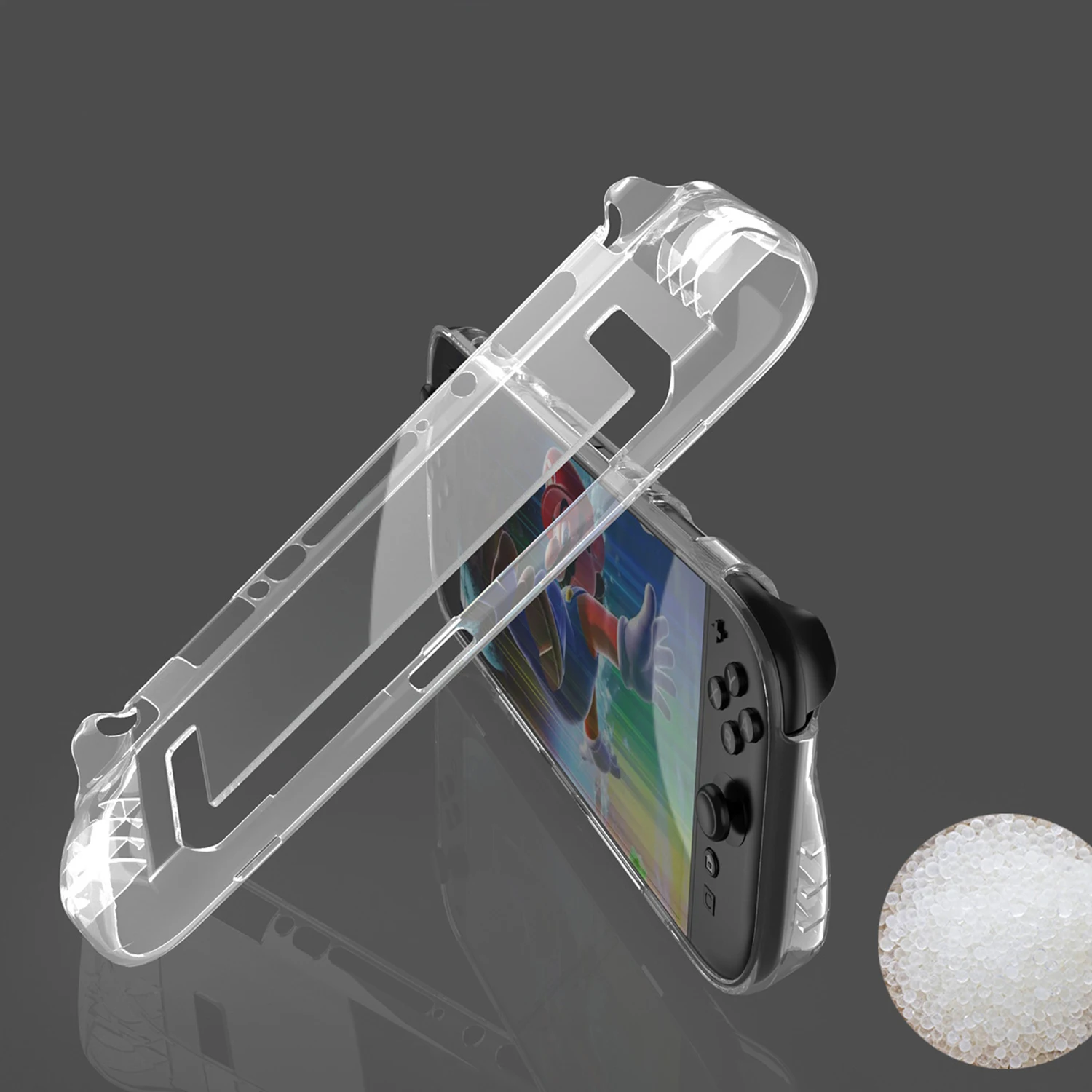 2025 غطاء حماية قابل للفصل للتبديل 2 حافظة من البولي يوريثان كريستال مضاد للخدش متوافق مع وحدة تحكم نينتندو سويتش 2 Gmae