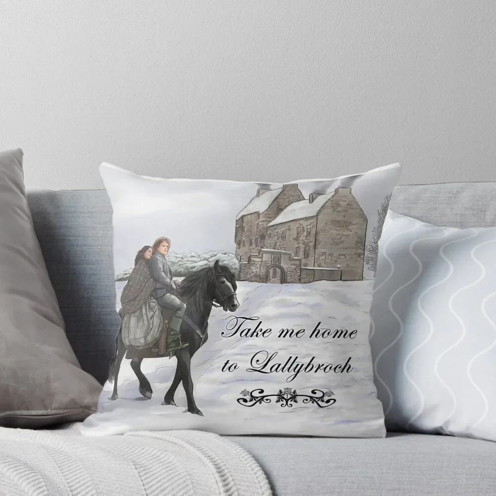 Take me home to Lallybroch (Outlander) Throw Pillow Sofa Cushions Throw Pillow Custom Cushion Photo