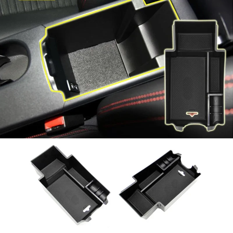 Armrest Storage Box Centre Console Organizer Tray For Mercedes Benz A B Class GLA CLA 2013-2019 car accessories