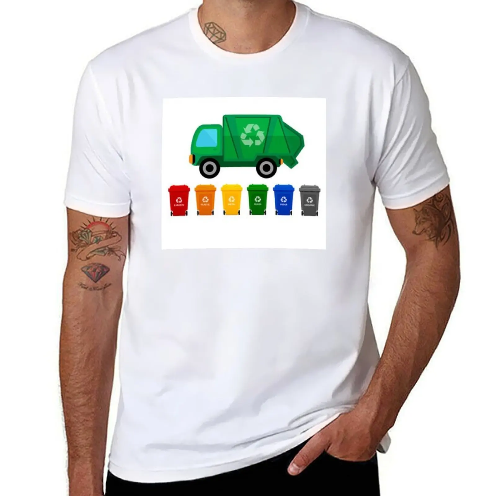 

Trucks T-Shirt man t shirts for men casual t shirts for man pack white men t shirt cotton 100% T-Shirt