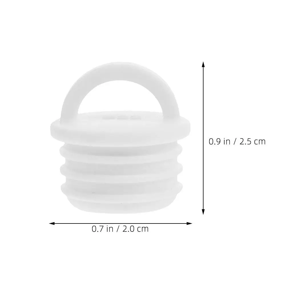 2Pcs Mop Bucket Drain Stopper Rubber Plug Replacement Seal Cap for Spin Flat Mop System Water Tub Tubing Hole Covers