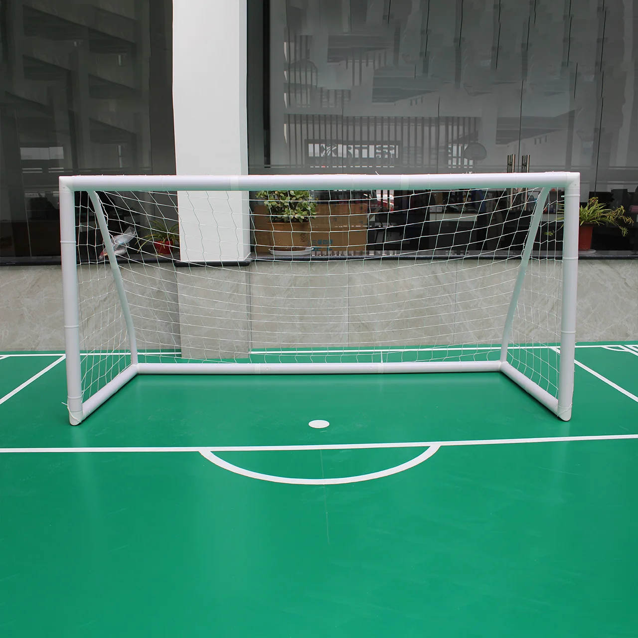 Factory Supply Folding Waterproof PVC & Nylon Customizable Color Outdoor Practice Football Soccer Goalpromote sales
