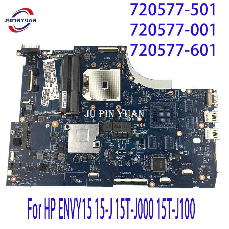 

For HP ENVY15 15-J 15T-J000 15T-J100 Laptop Motherboard 720577-501 720577-001 720577-601 Mainboard 6050A2555201100% Tested