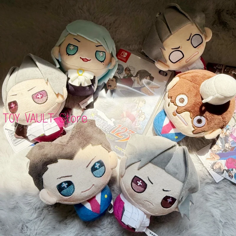 Authentic Ace Attorney Investigations 1&2 character plush pendant keychain Miles Edgeworth merchandise toys gifts