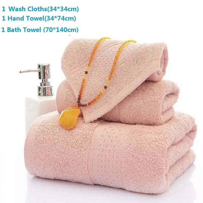 Ensemble de serviettes de bain en coton douces et absorbantes_voghion.com