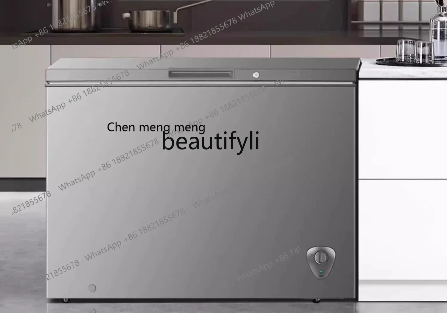 Z189   Low Frost Large Capacity Freezer Household Commercial Refrigeration Freezer Conversion Freezer