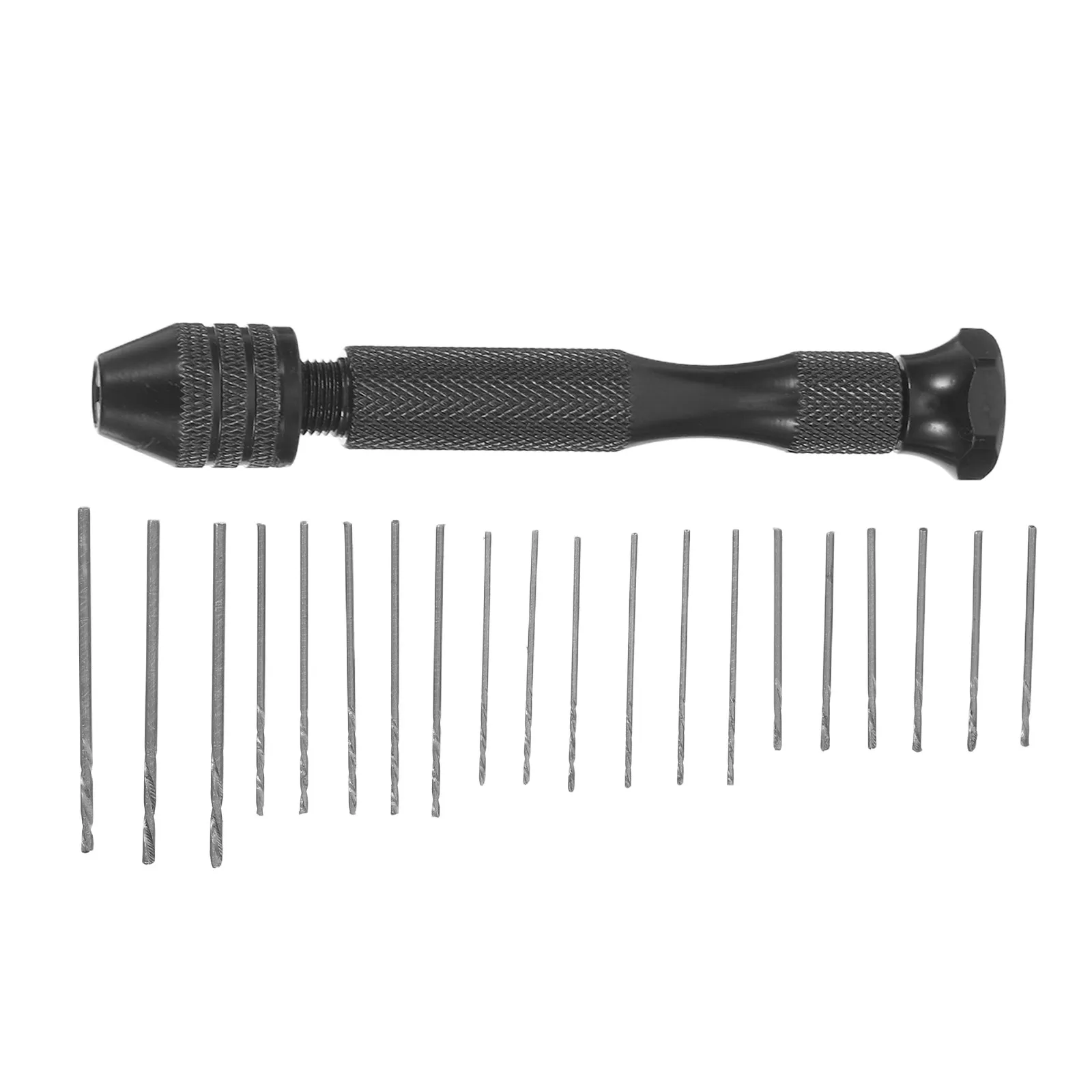 1Set Manual Hand Drill Pin Vise Set Precise Small Rotary Tool for Woodworking Jewelry Crafting Beads Resin DIY Projects