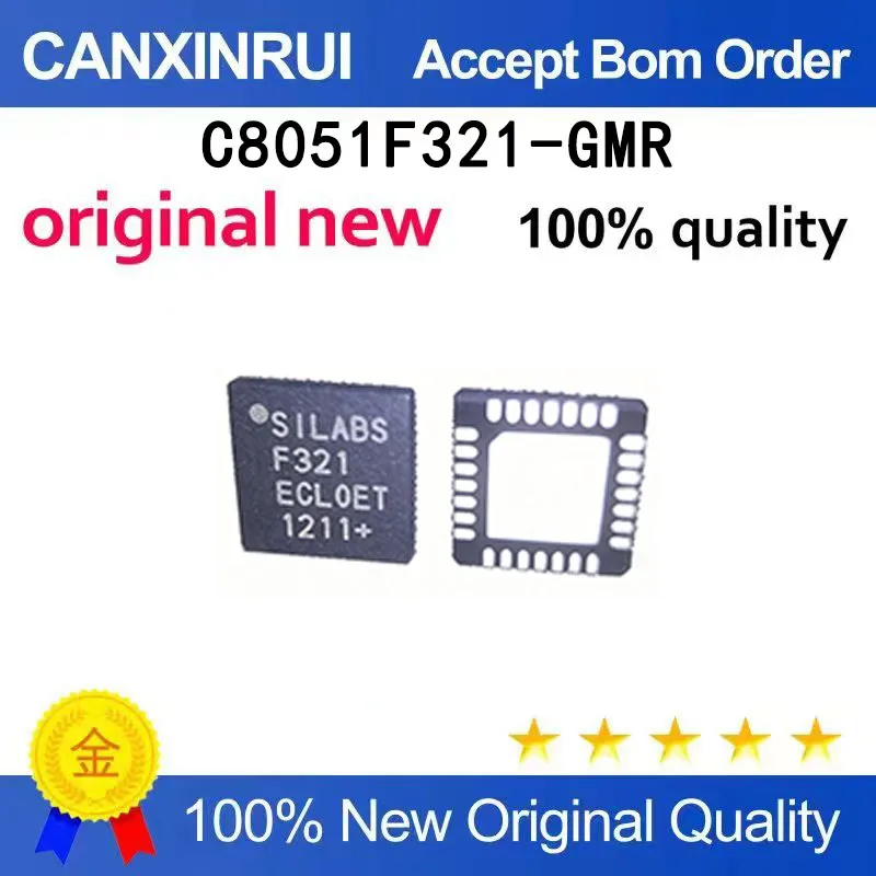 (5-100 pieces) C8051F321-GMR SILABSF321 F321 QFN spot chip IC