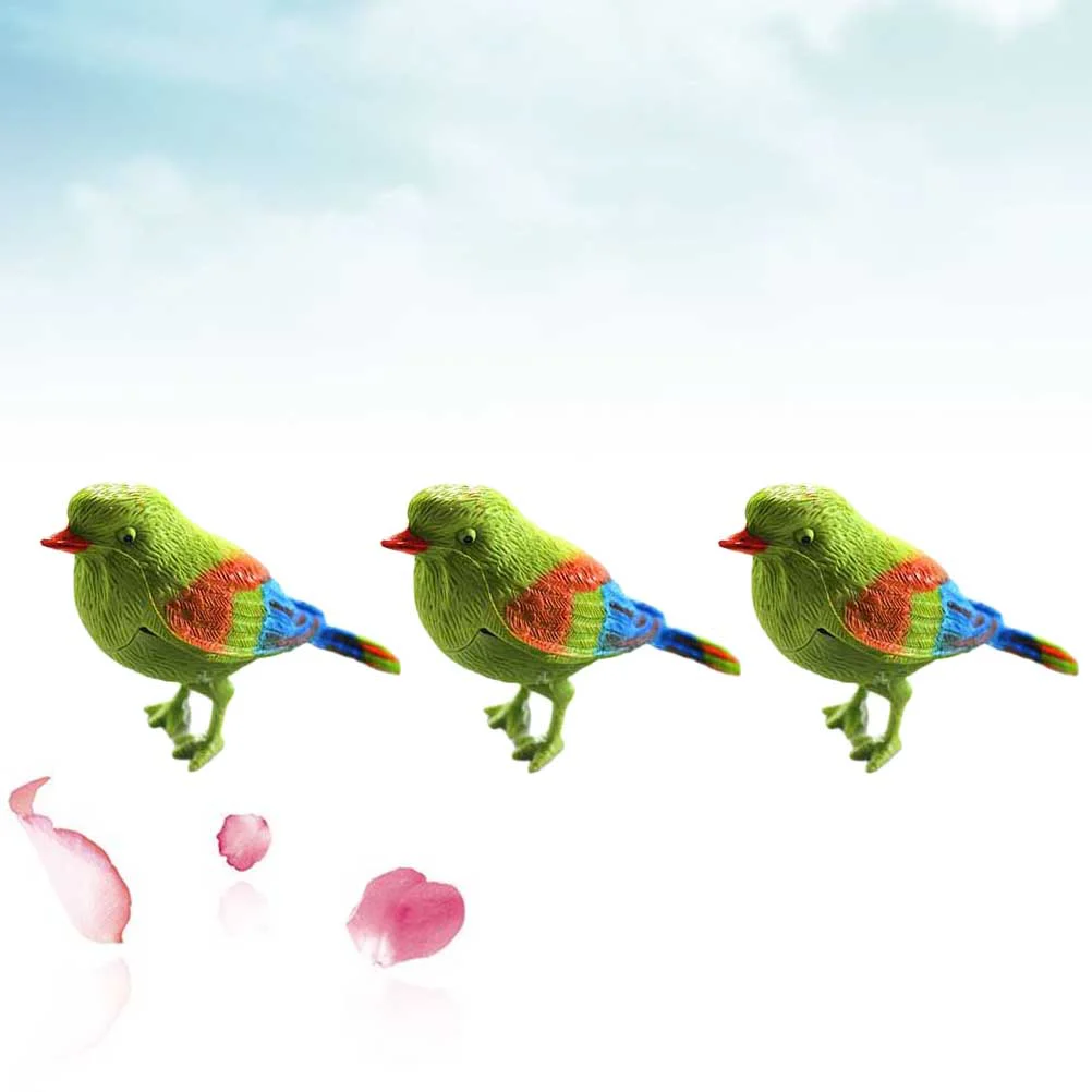 3 Pcs Simulation Voice Control Birds Toys Educational Toys for Children Kids Babies kids bird toys simulation bird toy