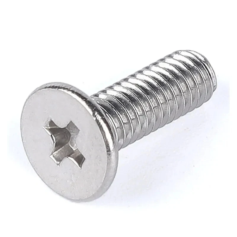 304 Stainless Steel Series Ultra Low Flat Screws M6 M8 Recessed Wafer Screws For Notebook Electronics