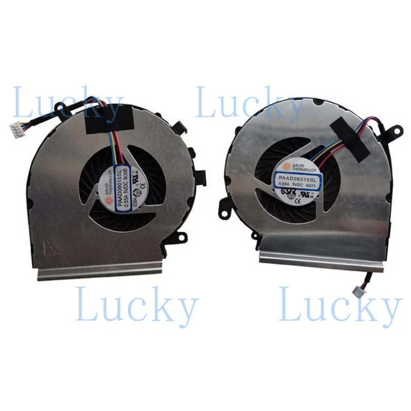 

Вентилятор для процессора и графического процессора (4-проводной) для MSI GE62VR GL62M GP62MVR GL72MVR GP72VR MS-16J9 16JB