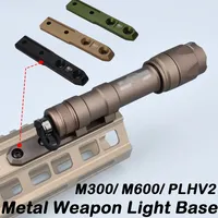 Tactical Flashlight Metal Base LED Light Extension Support Base Outdoor M300/M600  Hunting Accessories for MLOK System