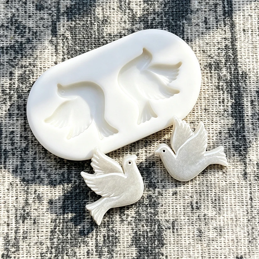 Taube Silikon form Sugar craft Cupcake Backform Schokoladen fondant Kuchen Dekorations werkzeuge