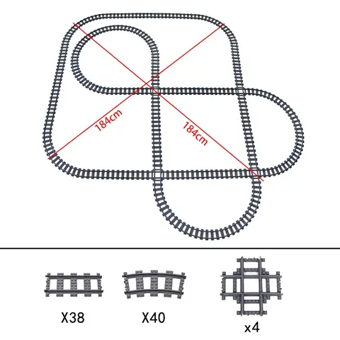 6 best sales Lego-kompatibelt tåg - №1