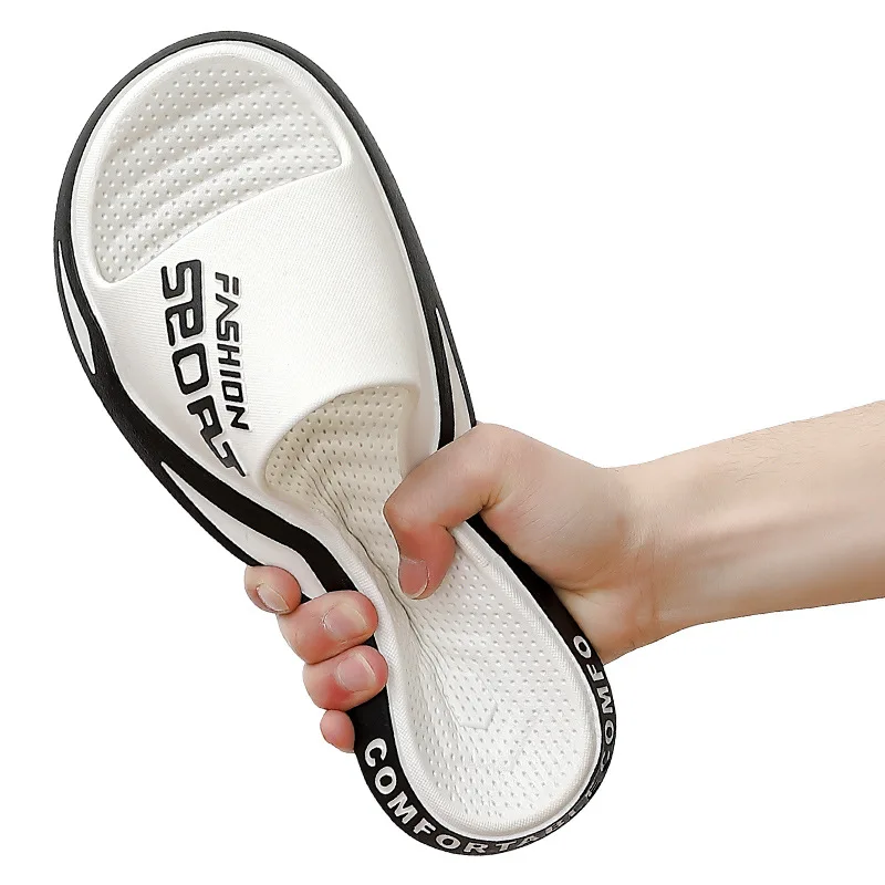 Slippers for Men Worn Externally Summer Trendy Flip Flops Bathroom Non-skid Indoor and Home Sandals for Men Women Couple Shoes