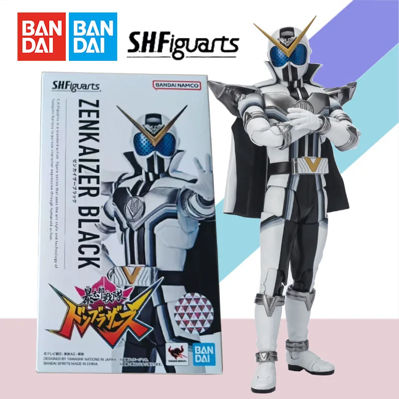 

Bandai Original S.H.Figuarts SHF Super Sentai ZENKAIZER BLACK Аниме Фигурка модель комплект готовая игрушка в подарок Коллекционная для детей