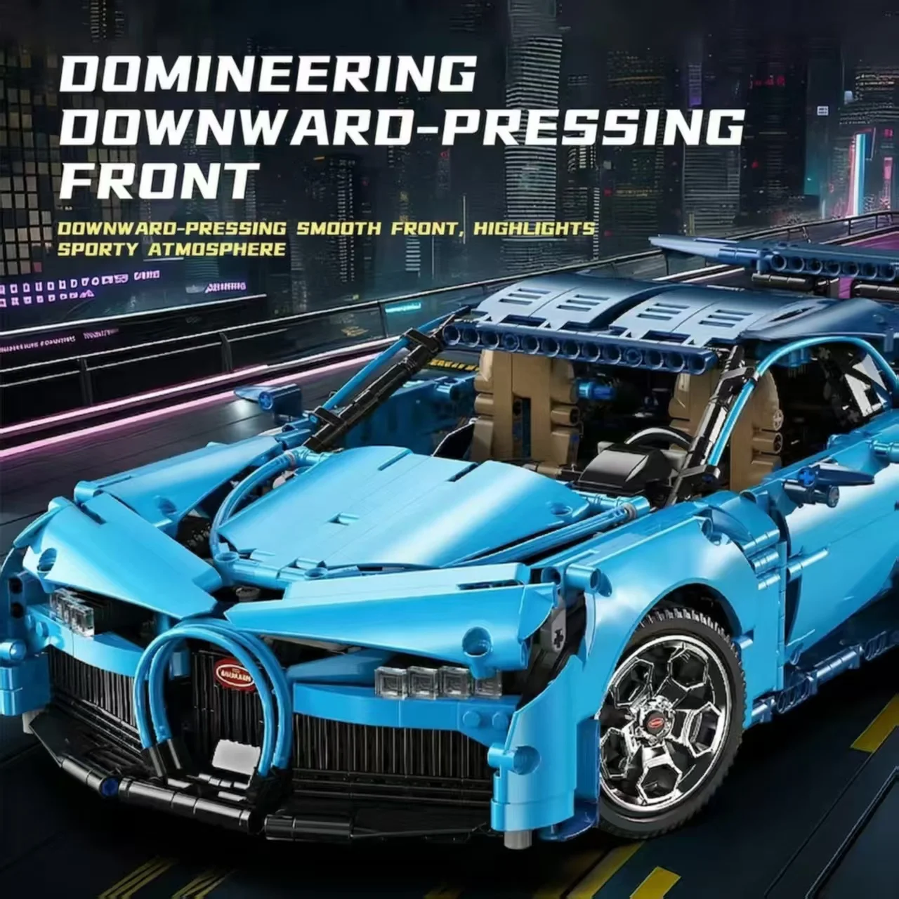 

Технический гоночный спортивный автомобиль, модель из 2038 деталей, конструктор, городской механический скоростной автомобиль, суперкар, игрушка-головоломка, подарок для детей и взрослых