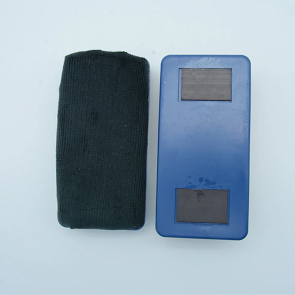 

10Pcs 10.5x5.5cm Square Magnetic Blackboard Eraser Thickened Flannel No School Office Accessories Blue Shell
